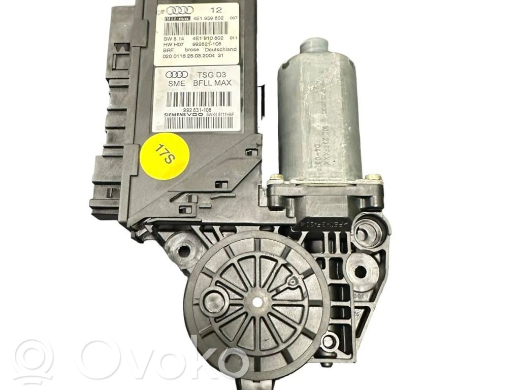 Audi A8 S8 D3 4E Motor macara geam ușă față 
