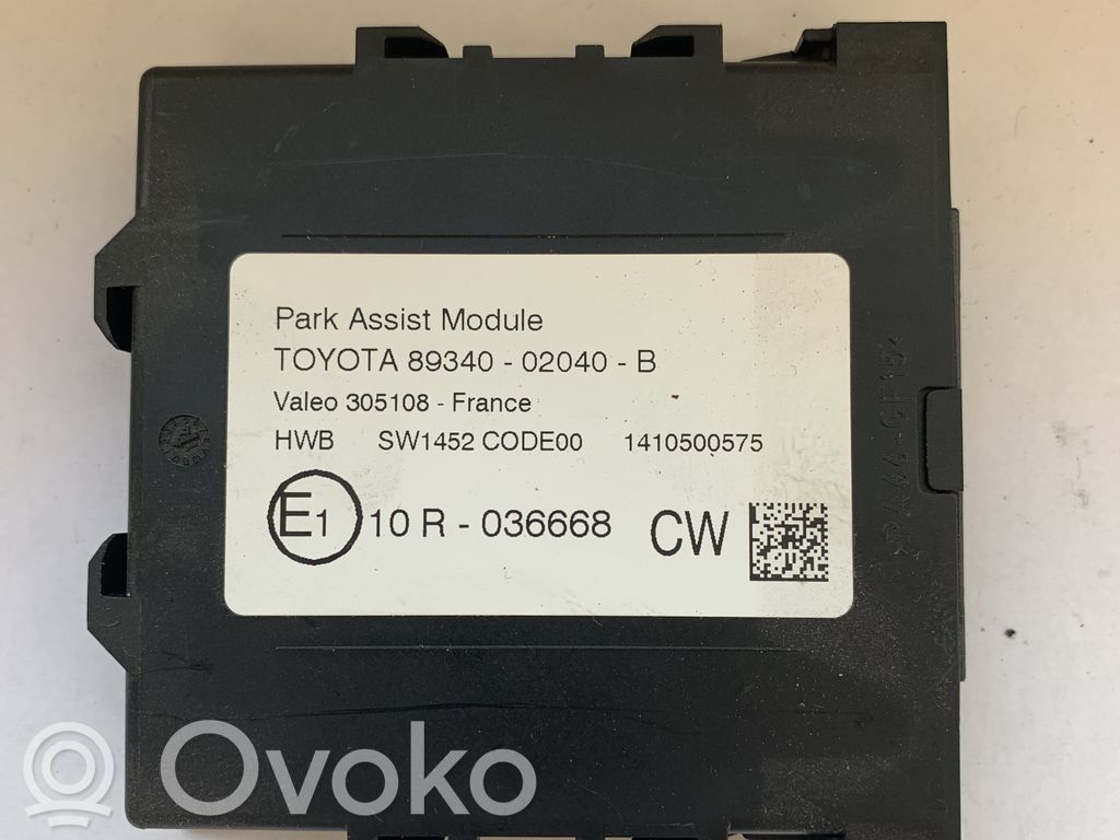 Toyota Auris E180 Sterownik / Moduł parkowania PDC 