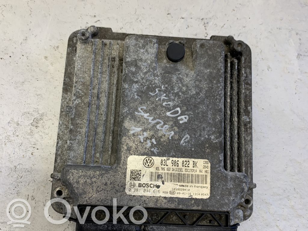 Skoda Superb B6 (3T) Engine control unit/module 