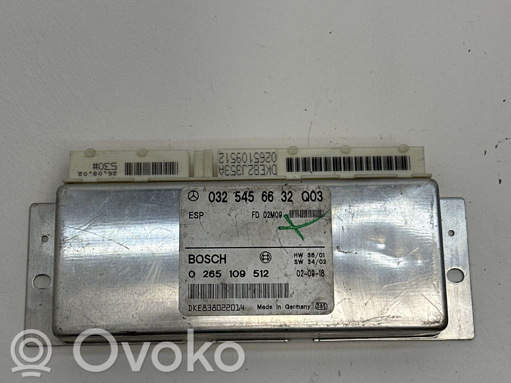 Mercedes-Benz E W211 ESP (stability system) control unit 