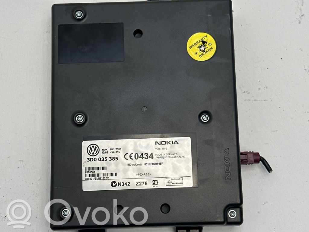 Volkswagen Phaeton Bluetooth control unit module 