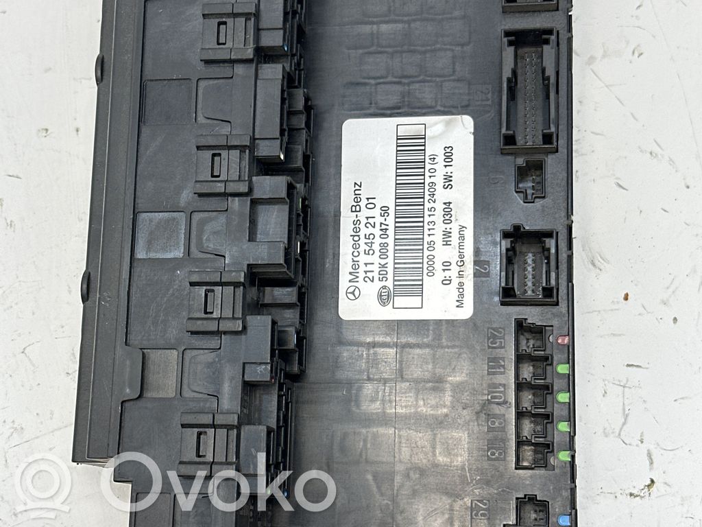 Mercedes-Benz E W211 SAM control unit 