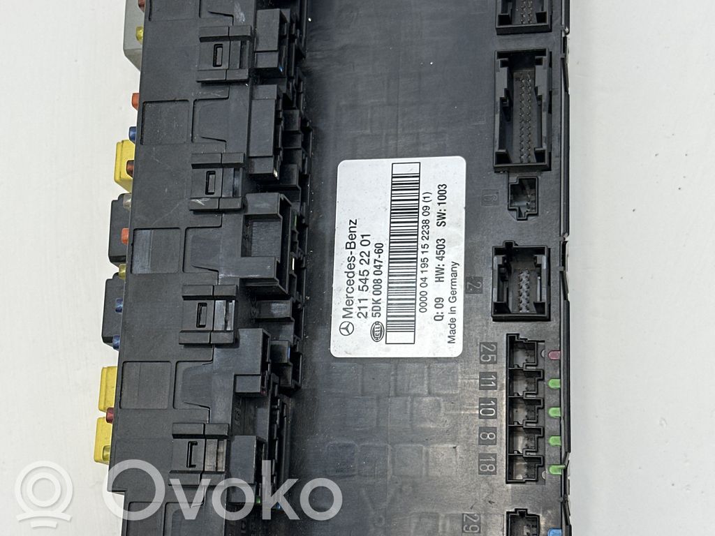 Mercedes-Benz E W211 SAM vadības bloks 