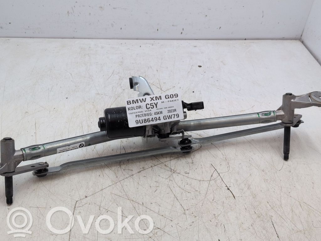 BMW XM Wischergestänge Wischermotor vorne 