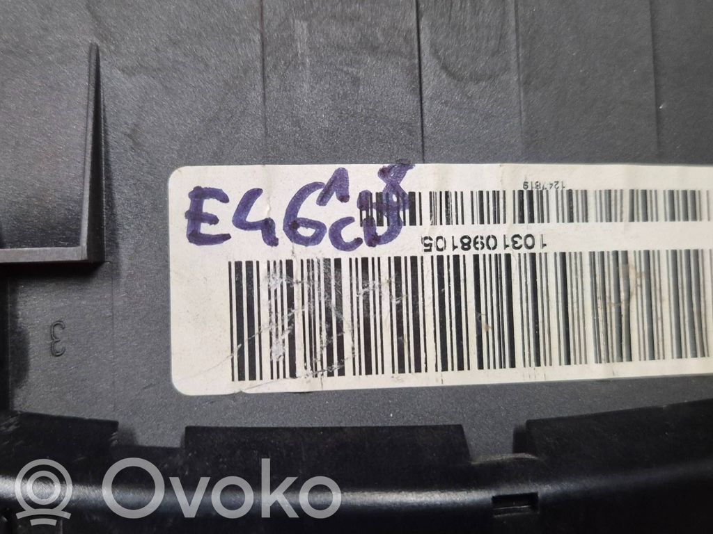 BMW 3 E46 Speedometer (instrument cluster) 