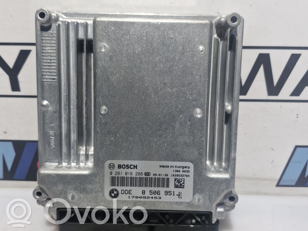 Engine control unit/module ECU   8506951,8506951,BWM,BWM,DDE