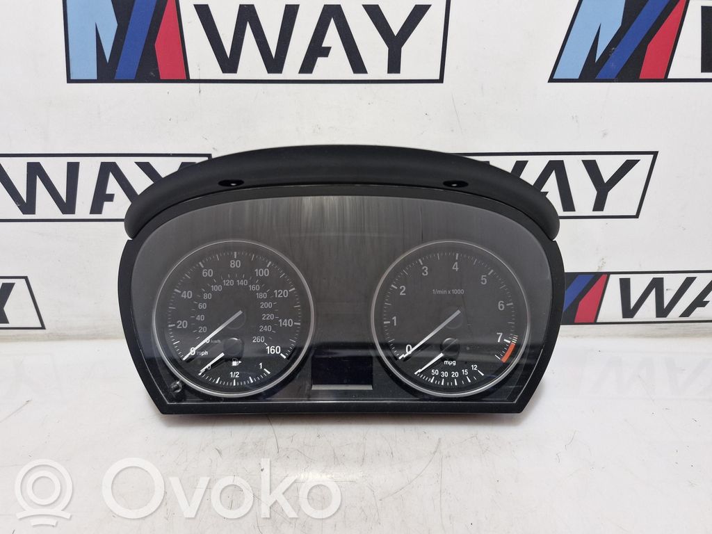 BMW 3 E90 E91 Speedometer (instrument cluster) 