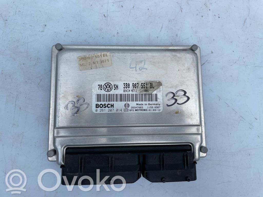 Volkswagen PASSAT B5.5 Engine control unit/module 
