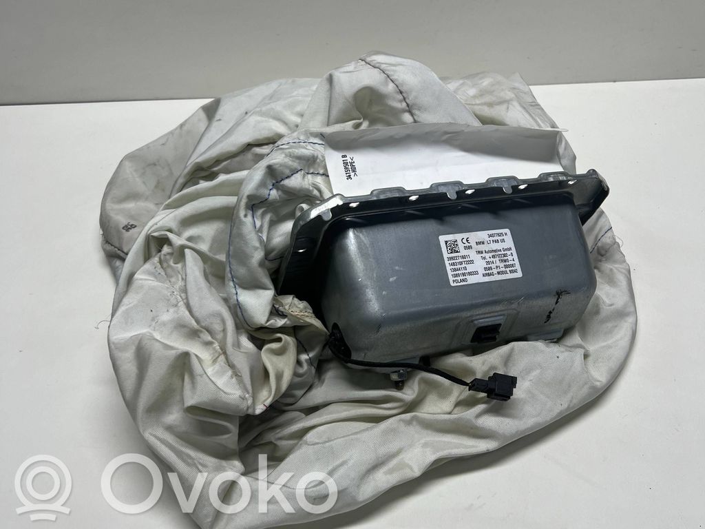 BMW 3 F30 F35 F31 Poduszka powietrzna Airbag pasażera 