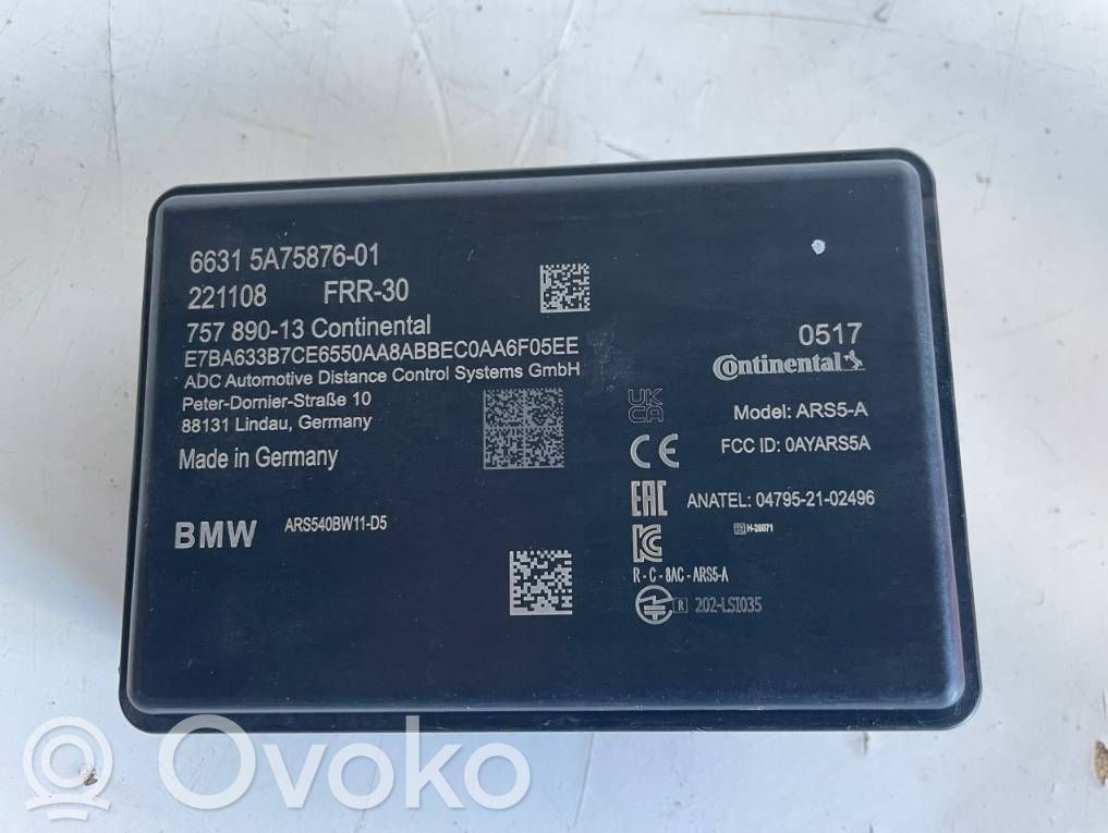 Sensor de radar Distronic   75789013,A75876,221108,ARS540BW11D5