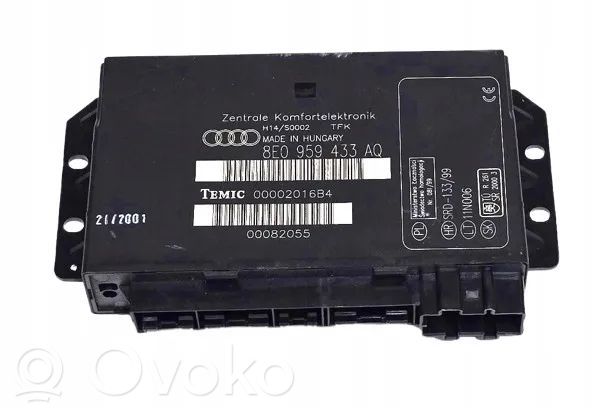 Audi A4 S4 B6 8E 8H Module de contrôle carrosserie centrale 