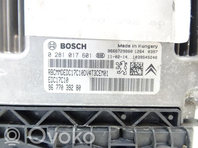 Peugeot 206+ Engine control unit/module 