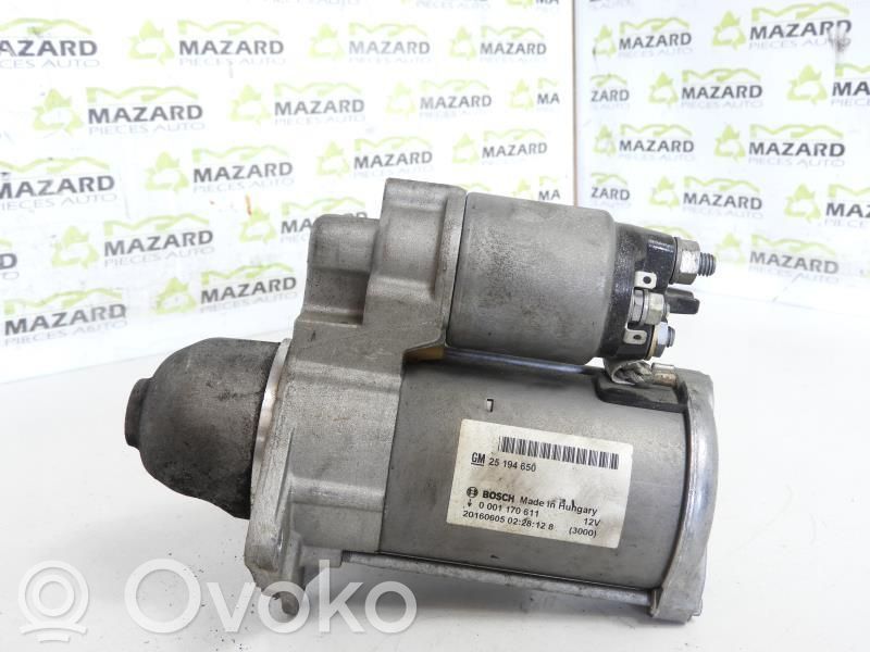 Motor de arranque   25194650,027000