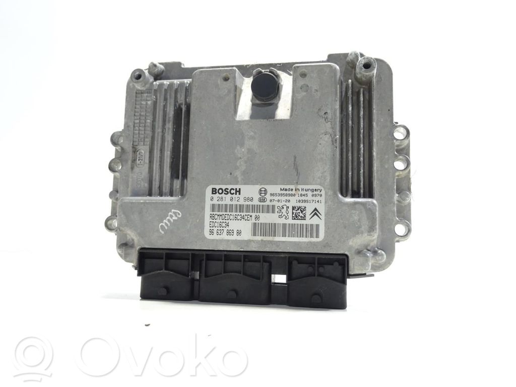 Citroen C4 Grand Picasso Engine control unit/module 