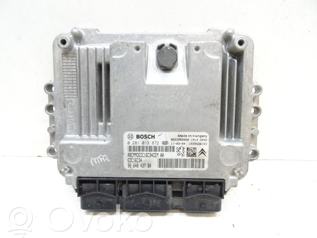 Peugeot Partner Engine control unit/module 