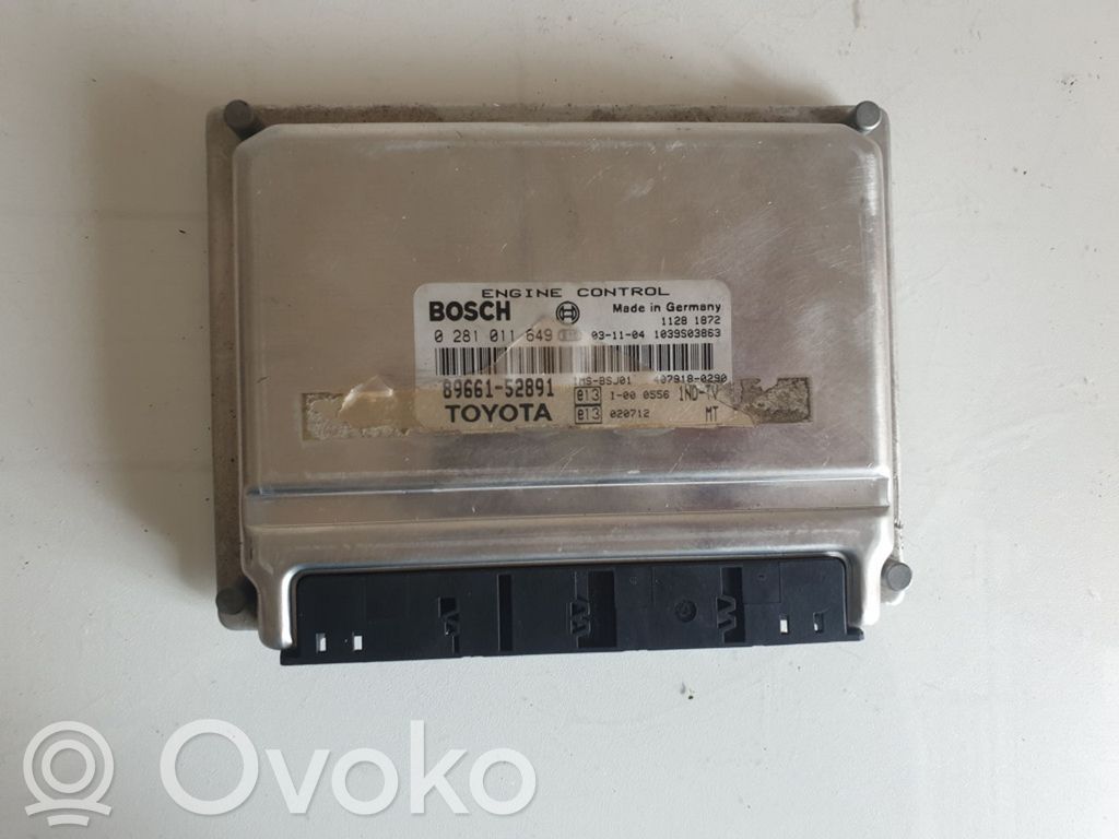 Toyota Yaris Engine control unit/module 