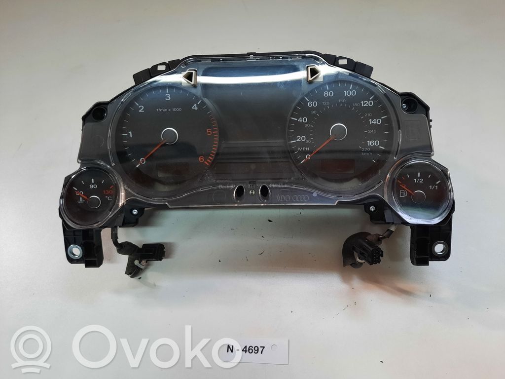 Audi A8 S8 D3 4E Speedometer (instrument cluster) 