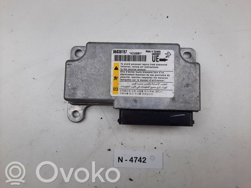 Airbag control unit/module   96838157