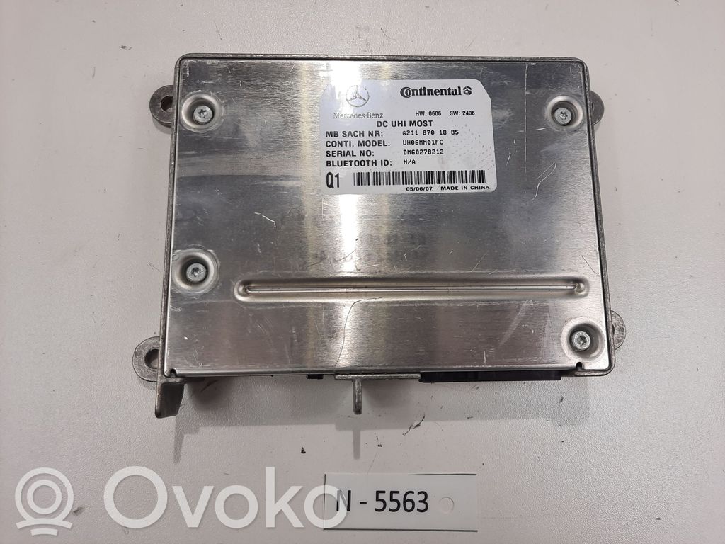 Mercedes-Benz E W211 Bluetooth control unit module 
