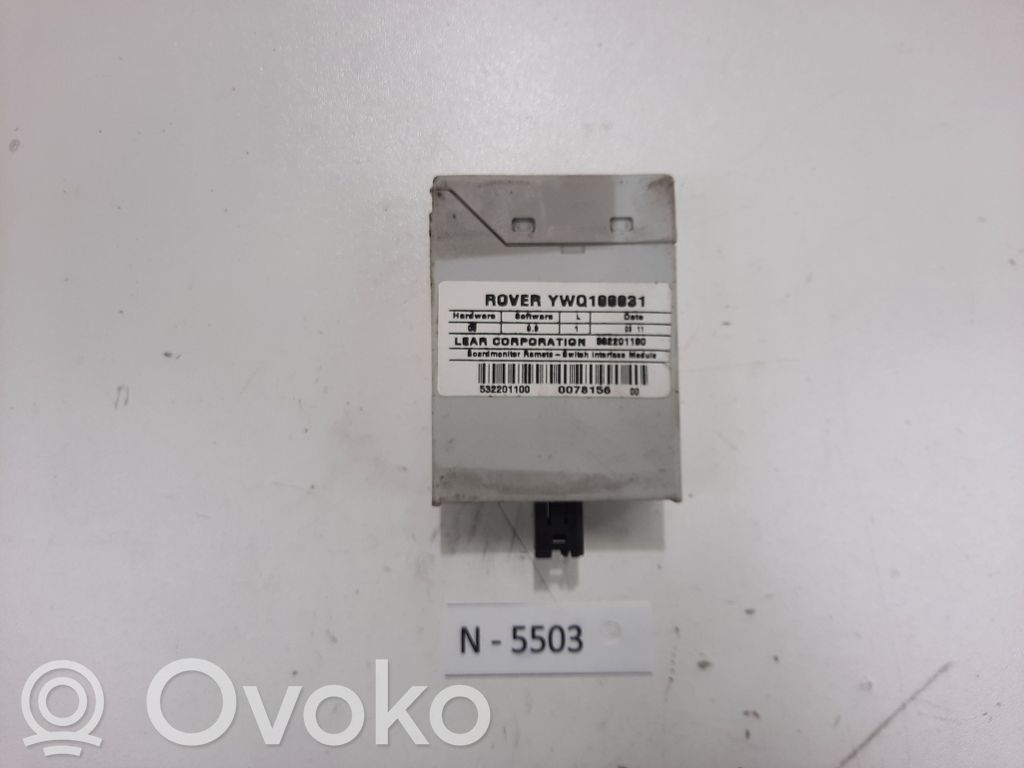 Rover 75 Other control units/modules 