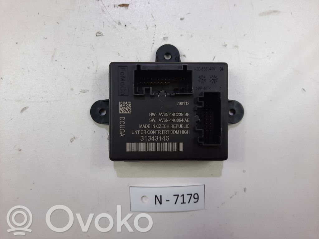Volvo V60 Unité de commande module de porte 