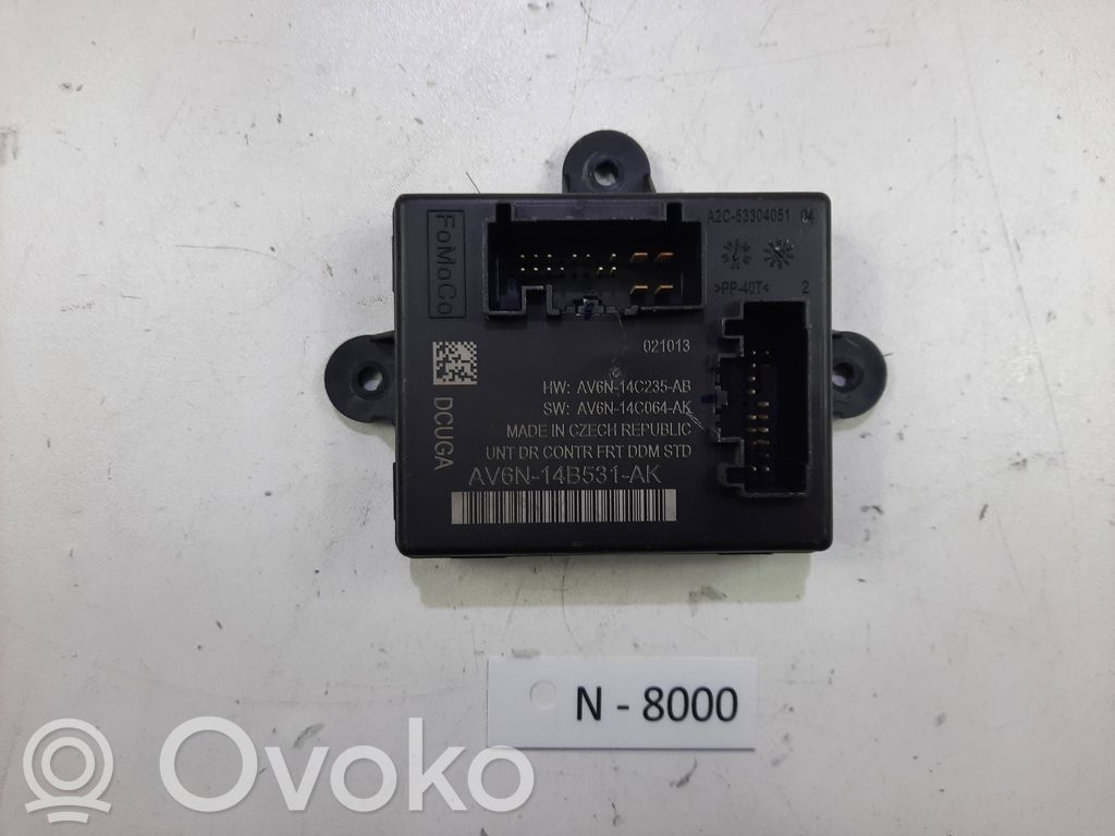Other control units/modules   AV6N14B531AK