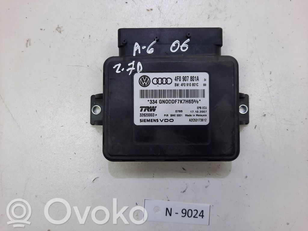 Module de commande de frein à main   4F0907801A