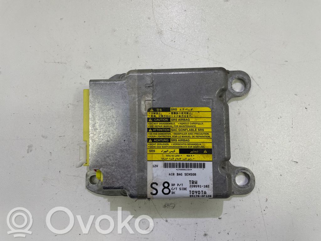 Toyota Verso Airbag control unit/module 