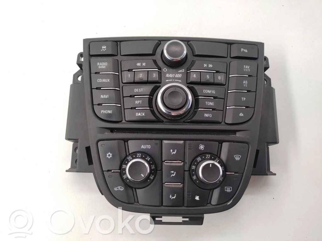 Opel Astra J Head unit multimedia control 