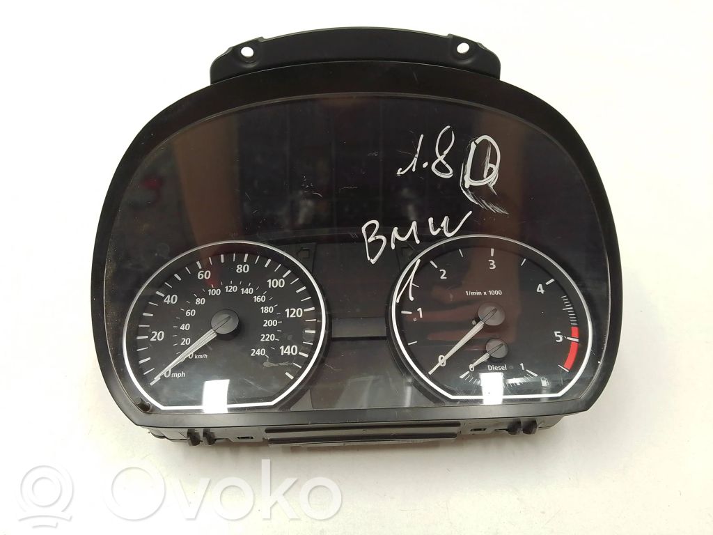 BMW 1 E81 E87 Speedometer (instrument cluster) 