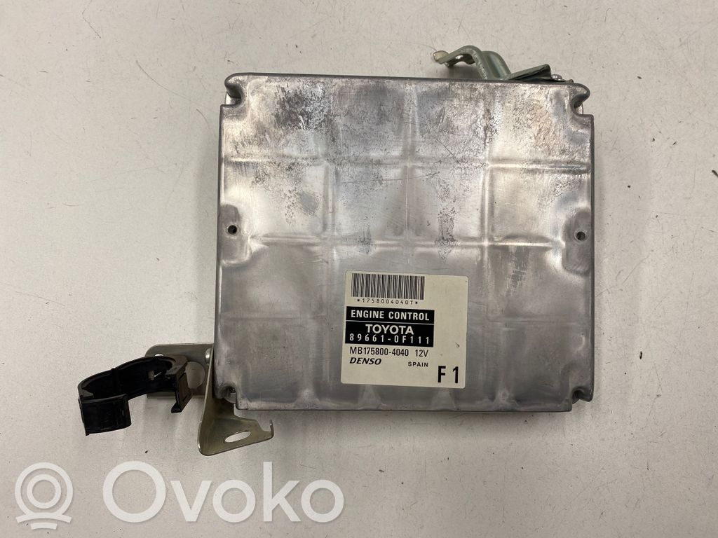 Toyota Corolla Verso AR10 Engine control unit/module 