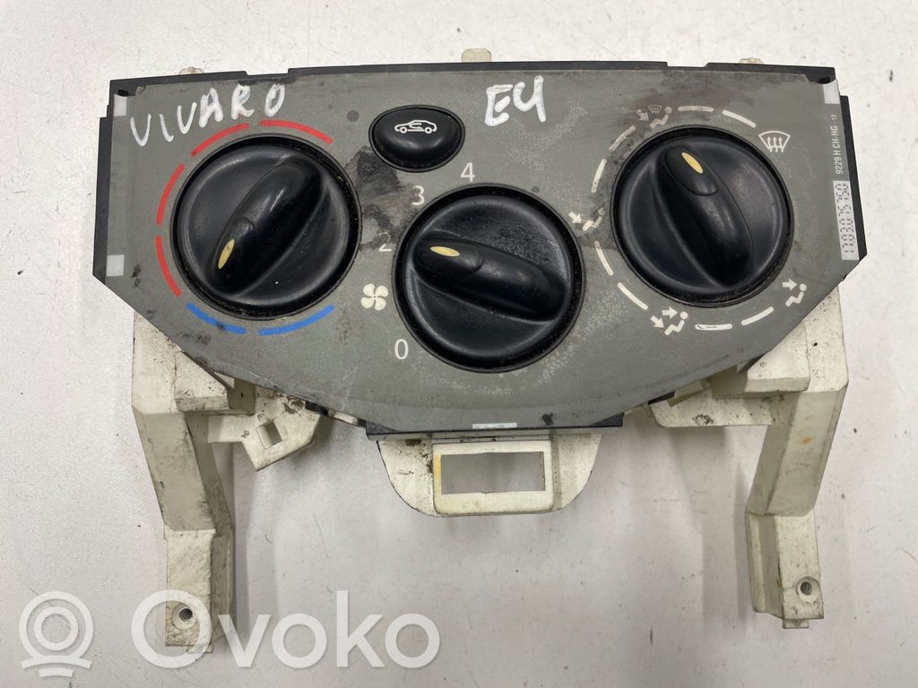 Opel Vivaro Climate control unit 