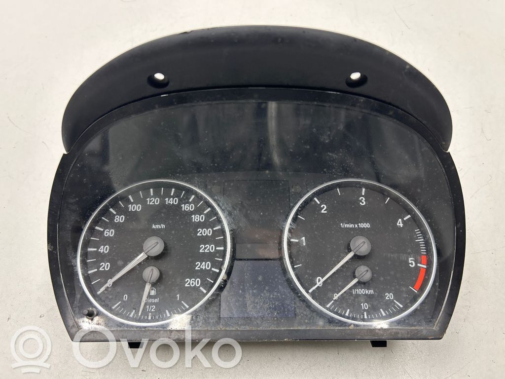 BMW 3 E90 E91 Speedometer (instrument cluster) 