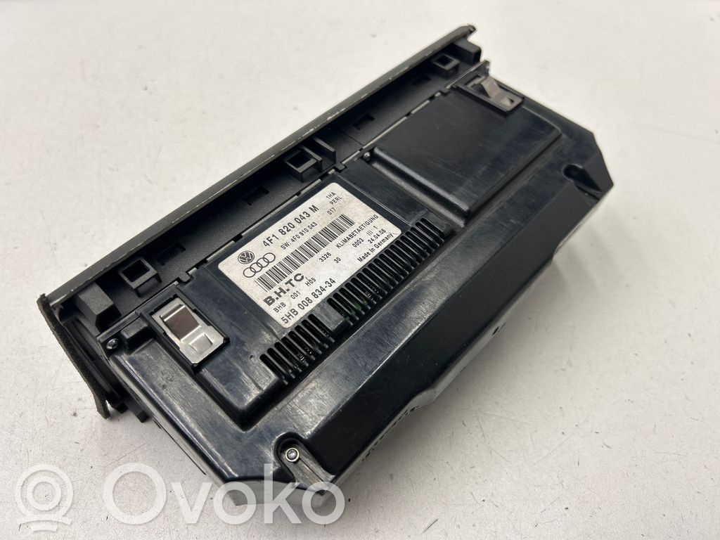 Audi A6 S6 C6 4F Climate control unit 