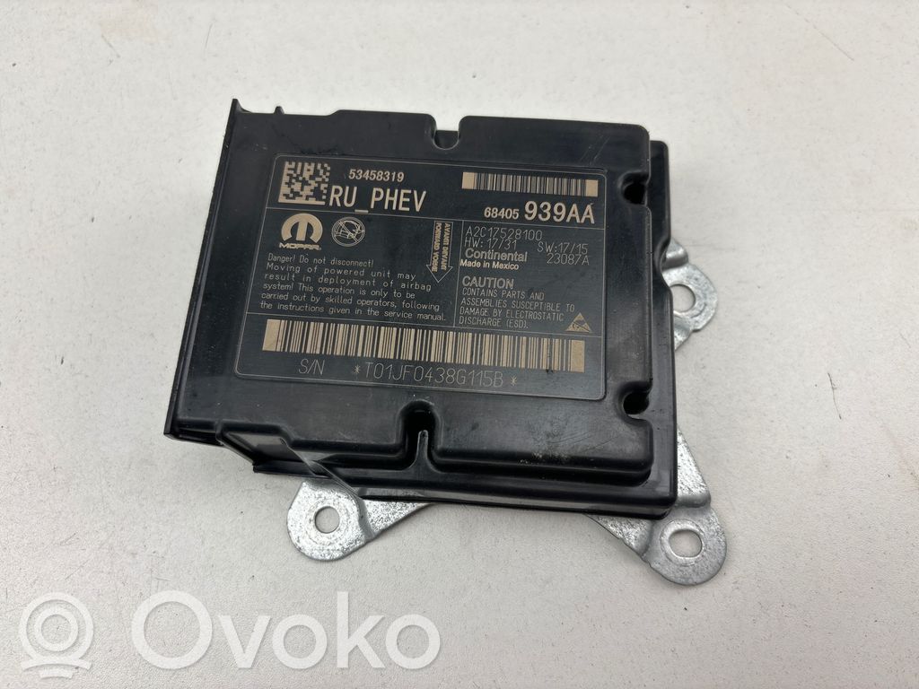 Unidad de control/módulo del Airbag   53458319,A2C17528100,68405939AA,101JF0438G115E
