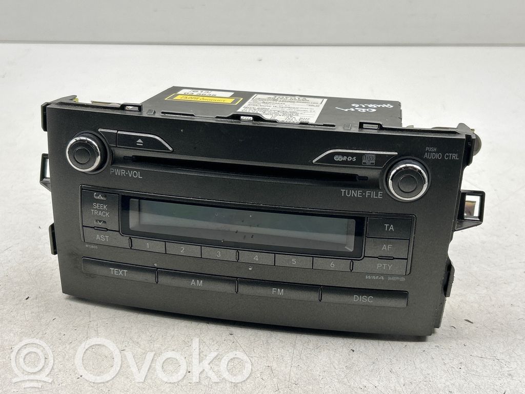 Toyota Auris 150 Unitate principală radio/CD/DVD/GPS 