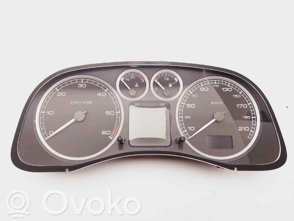 Peugeot 307 Compteur de vitesse tableau de bord 