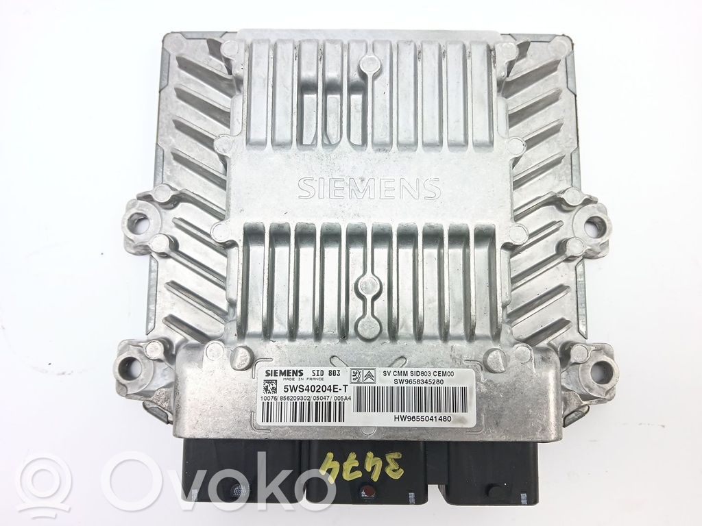 Engine control unit/module   9658345280,9655041480