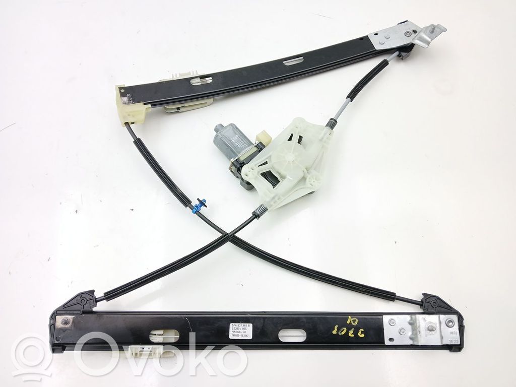 Regulador manual de la ventanilla delantera   5FA837461B,5Q0959801C