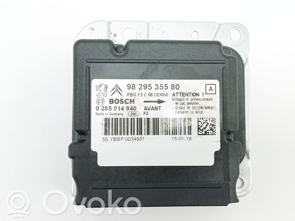 Citroen C4 SpaceTourer Airbag control unit/module 