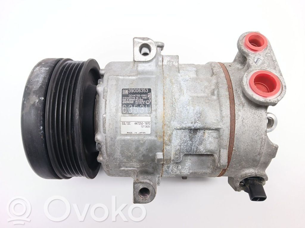 Opel Corsa E Air conditioning (A/C) compressor (pump) 