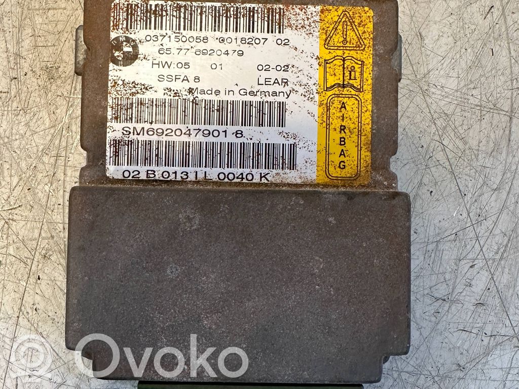 BMW 7 E65 E66 Airbag control unit/module 