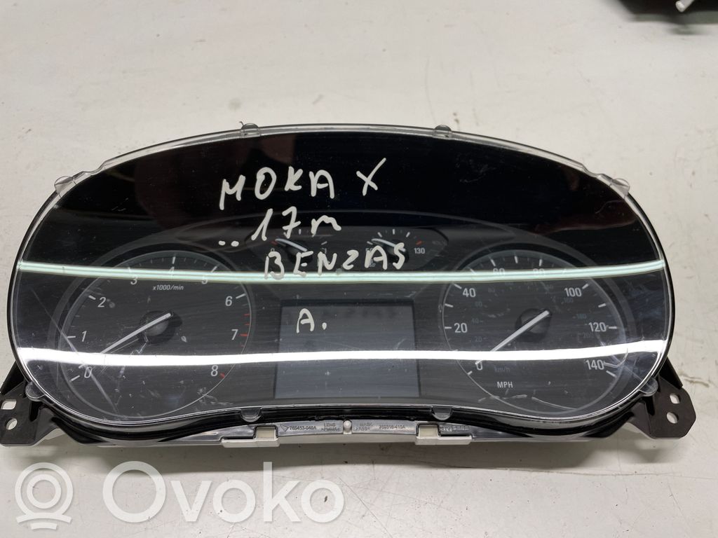 Opel Mokka X Speedometer (instrument cluster) 