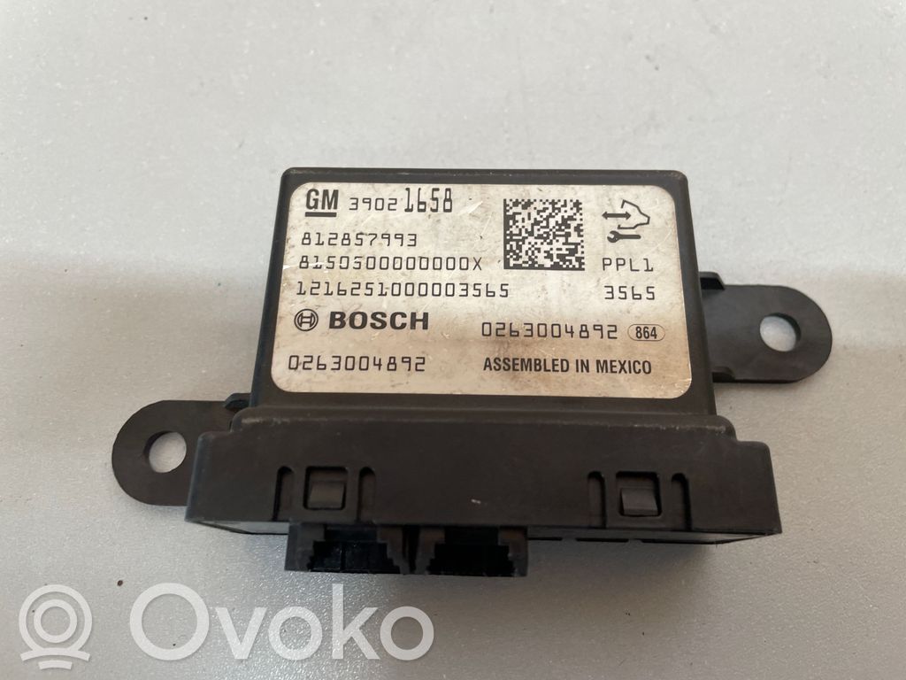 Opel Mokka X Parkavimo (PDC) daviklių valdymo blokas 