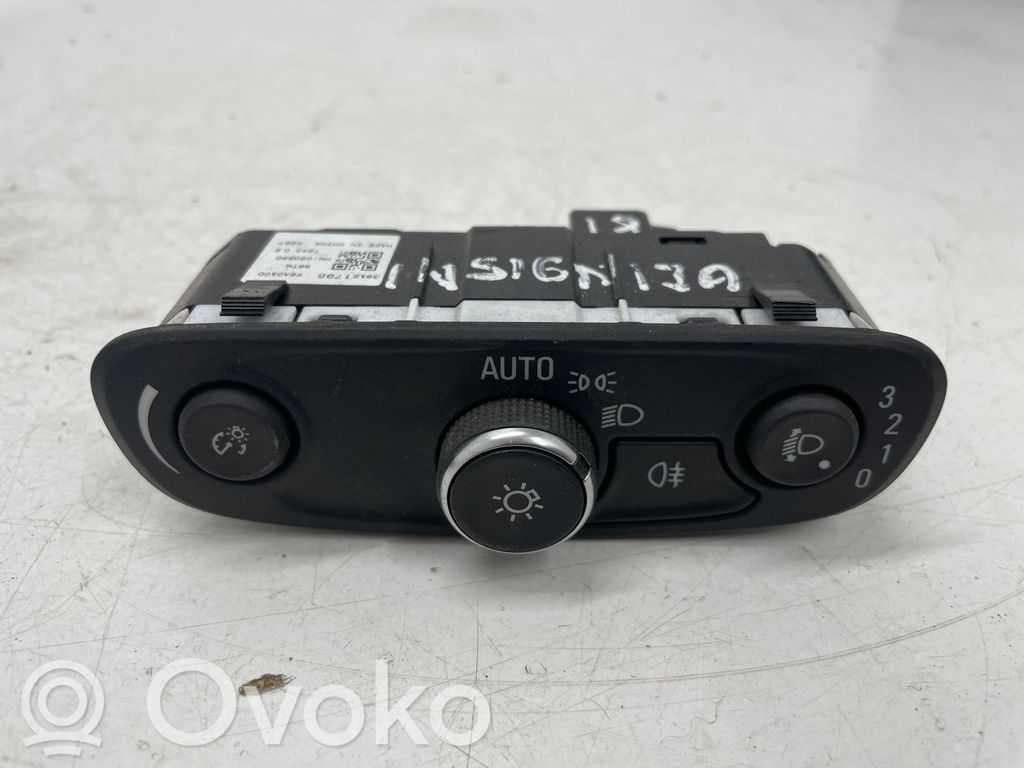 Opel Insignia B Light switch 