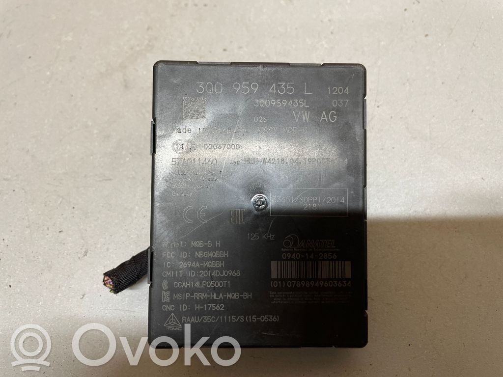 Skoda Kodiaq Keyless (KESSY) go control unit/module 