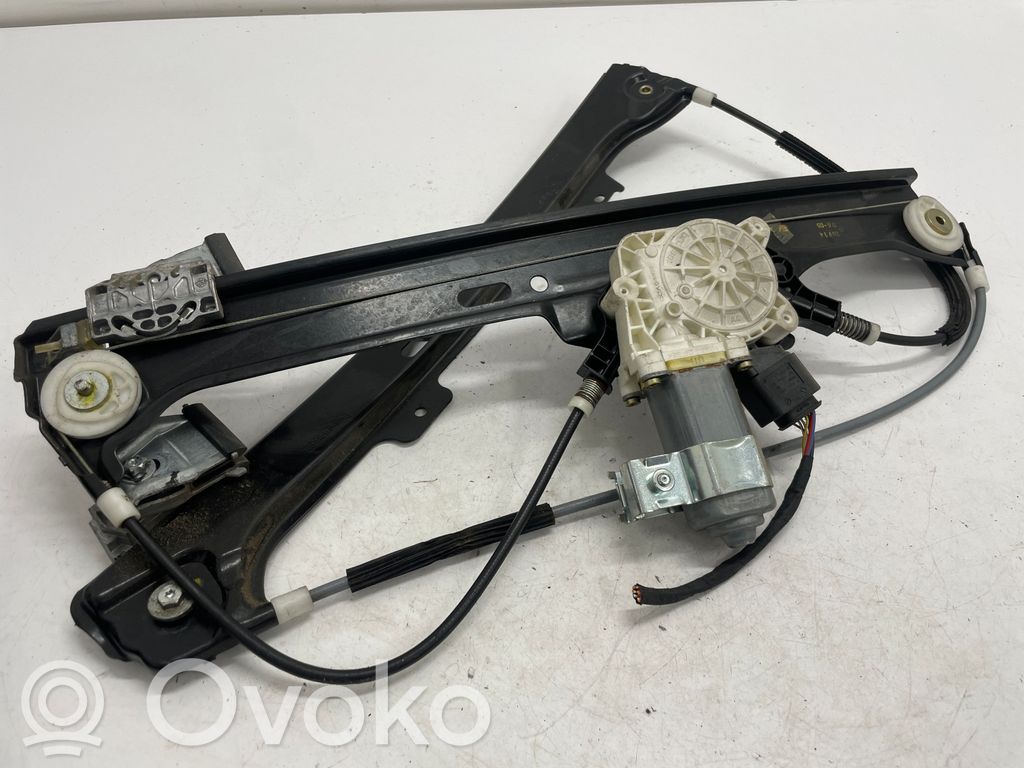 BMW 5 E60 E61 Front door window regulator with motor 