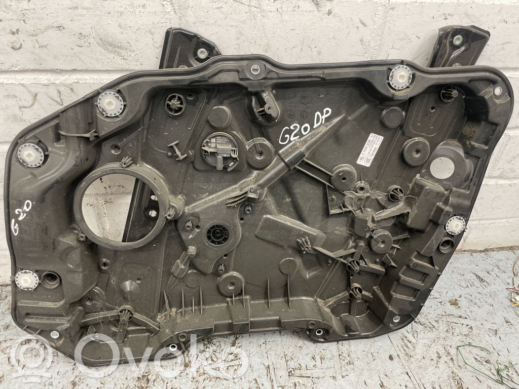 BMW 3 G20 G21 Mechanizm podnoszenia szyby przedniej bez silnika 