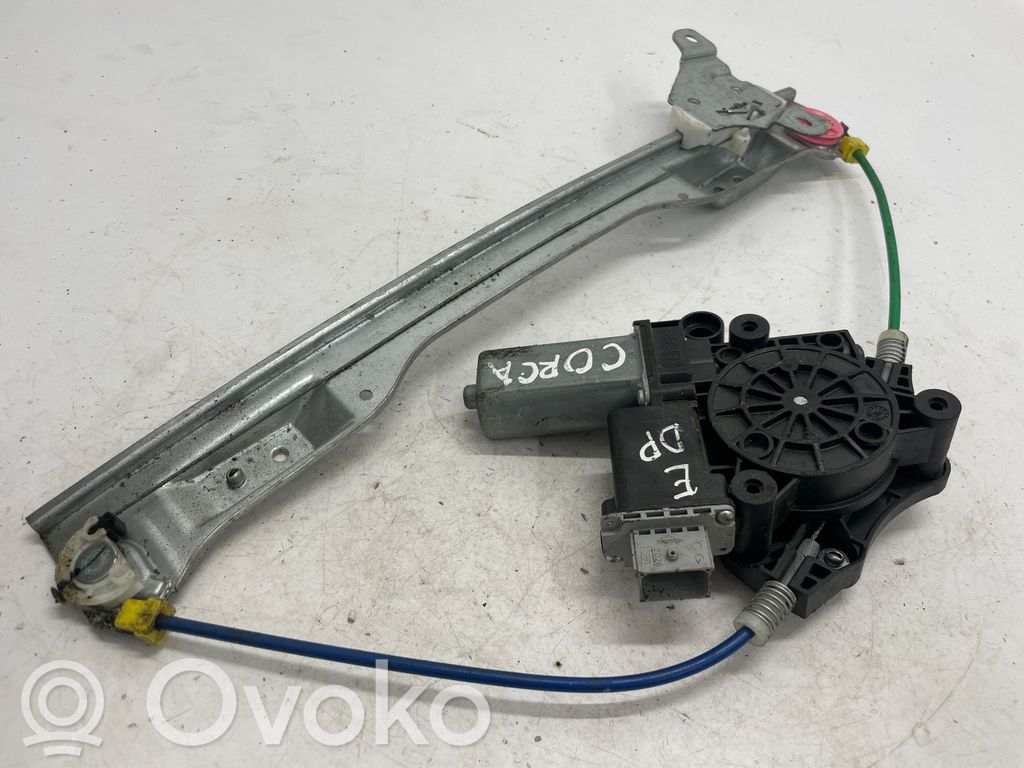Opel Corsa E Front door window regulator with motor 