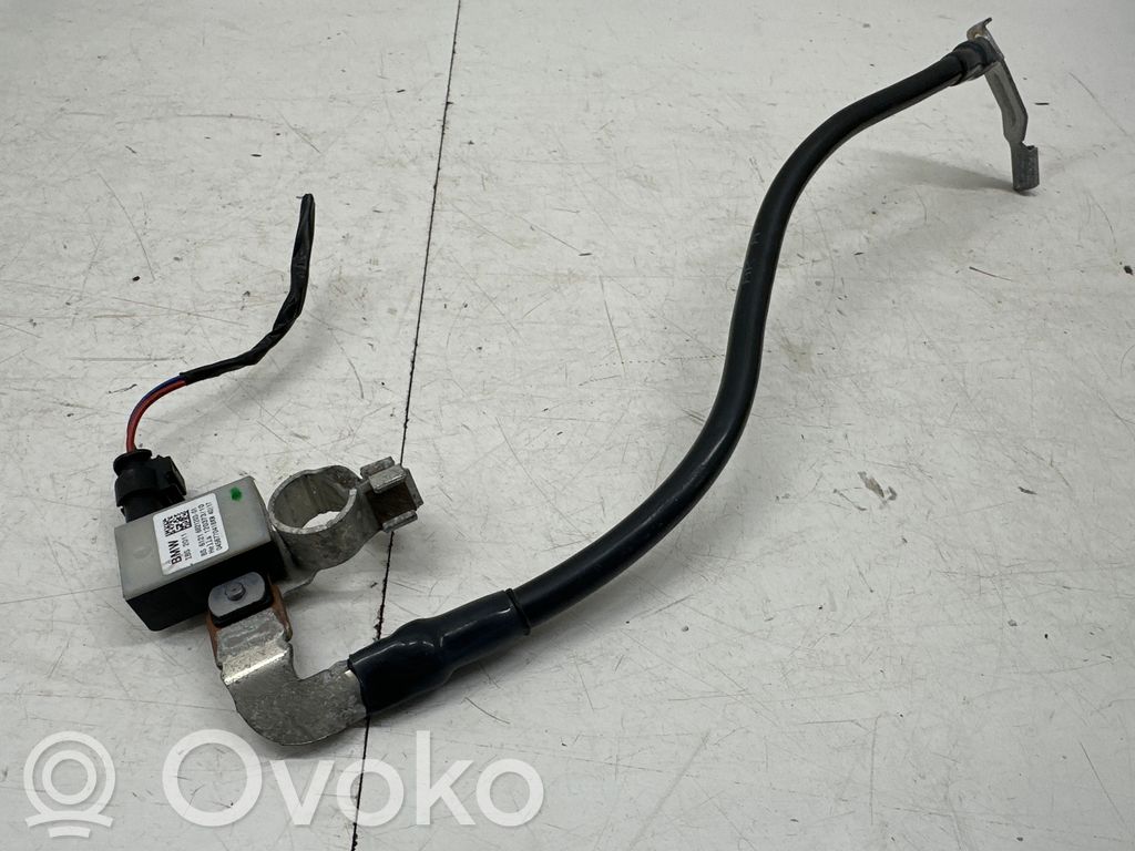 BMW X1 F48 F49 Minus / Klema / Przewód akumulatora 